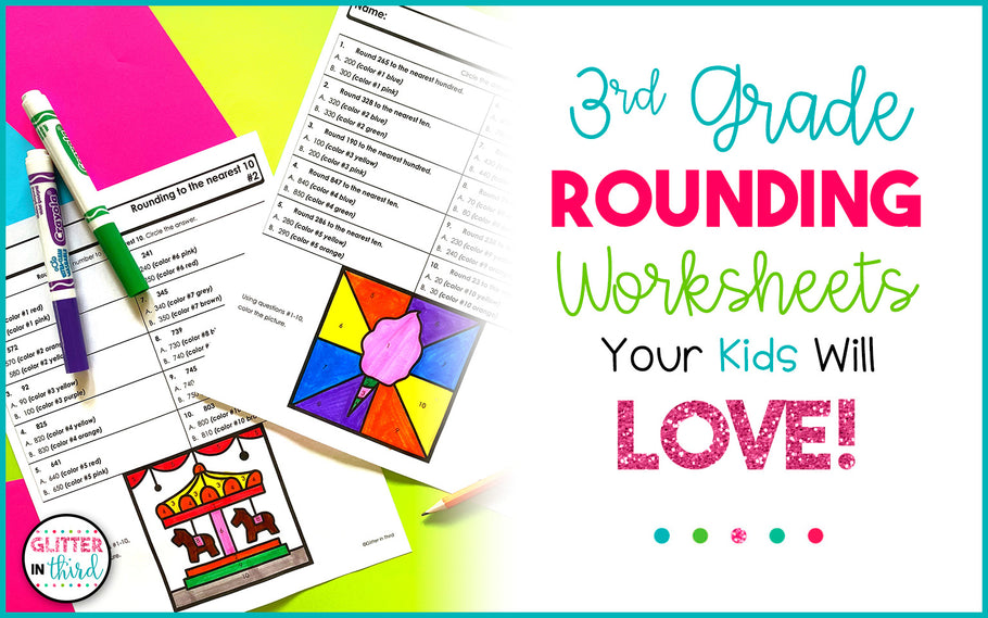 3rd Grade Rounding Worksheets Your Kids Will LOVE!