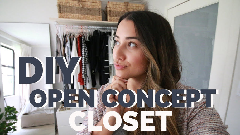Looking for clothing storage solutions in a small space? Find out why I went for an open concept closet and how it works for me