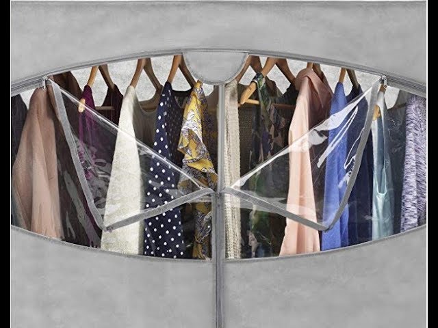 Whitmor Portable Wardrobe Clothes Storage Organizer Closet with Hanging Rack Click Here to Get a Great Deals Today ...