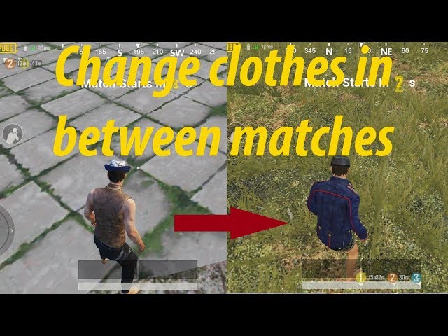 Pubg mobile lets you use portable closets now which lets you take upto 4 set of clothes with you in any match