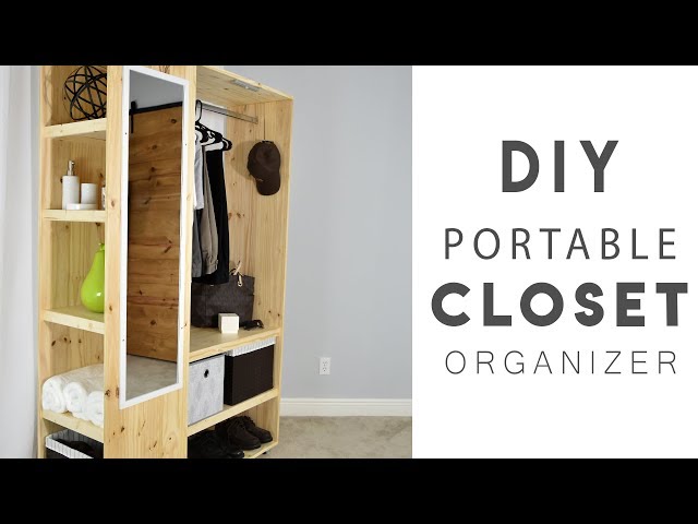 Today on DIY Creators I made a Portable Closet Organizer
