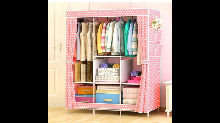Multi-purpose Clothing Wardrobe Closet Portable Folding Clothe ...
