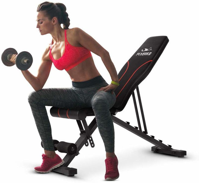 Keep on top of your New Years resolution with an adjustable workout bench