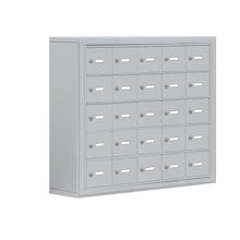 Load image into Gallery viewer, Latest salsbury industries aluminum 5 door high surface mounted cell phone storage locker unit with 25 a size doors and master keyed locks