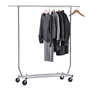 House Day Portable Clothes Rack, Portable Closet, Rolling Clothes Rack, Foldable Clothes Stand Commercial Grade for Professional Use