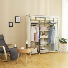 Load image into Gallery viewer, 69&quot; Portable Wardrobe Home Closet Organizer